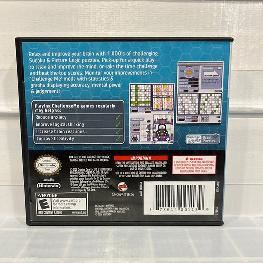 Challenge Me: Brain Puzzles - Nintendo DS