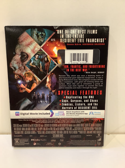 Resident Evil: Welcome to Raccoon City - Blu-Ray