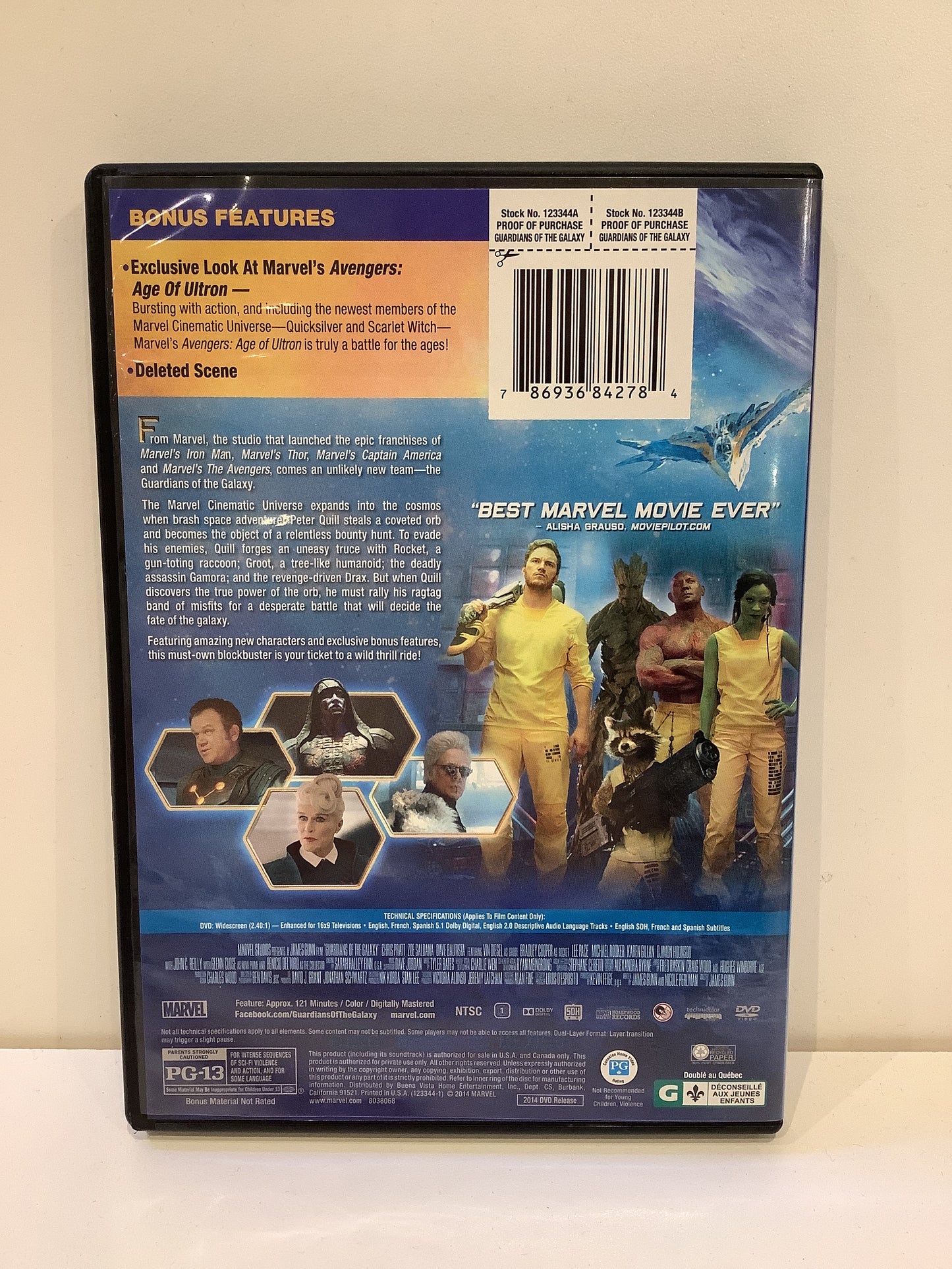 Guardians of the Galaxy - DVD