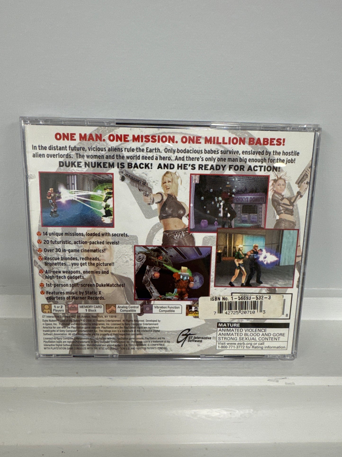 Duke Nukem Land of the Babes - Playstation