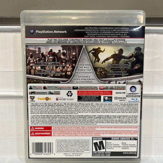 Assassin's Creed: Brotherhood - Playstation 3