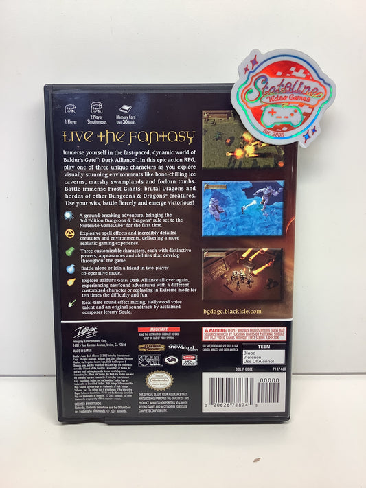Baldur's Gate Dark Alliance - Gamecube