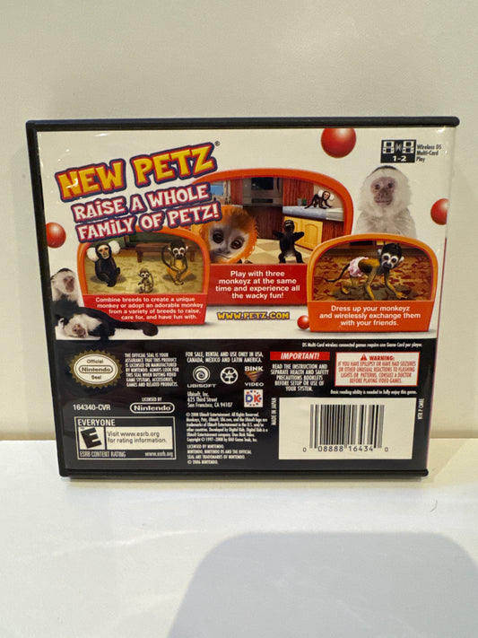 Petz Monkeyz House - Nintendo DS