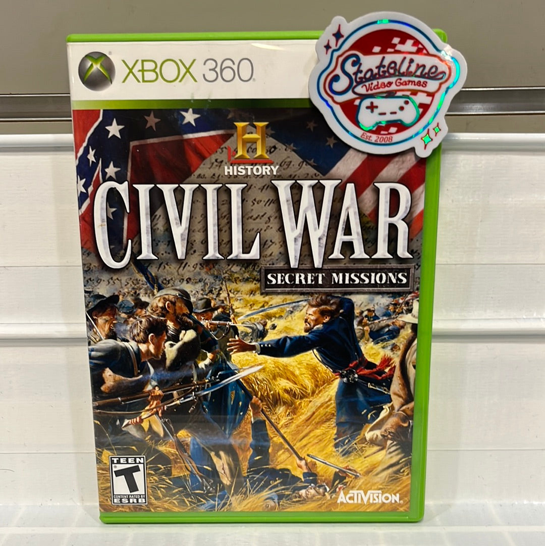 History Channel Civil War Secret Missions - Xbox 360