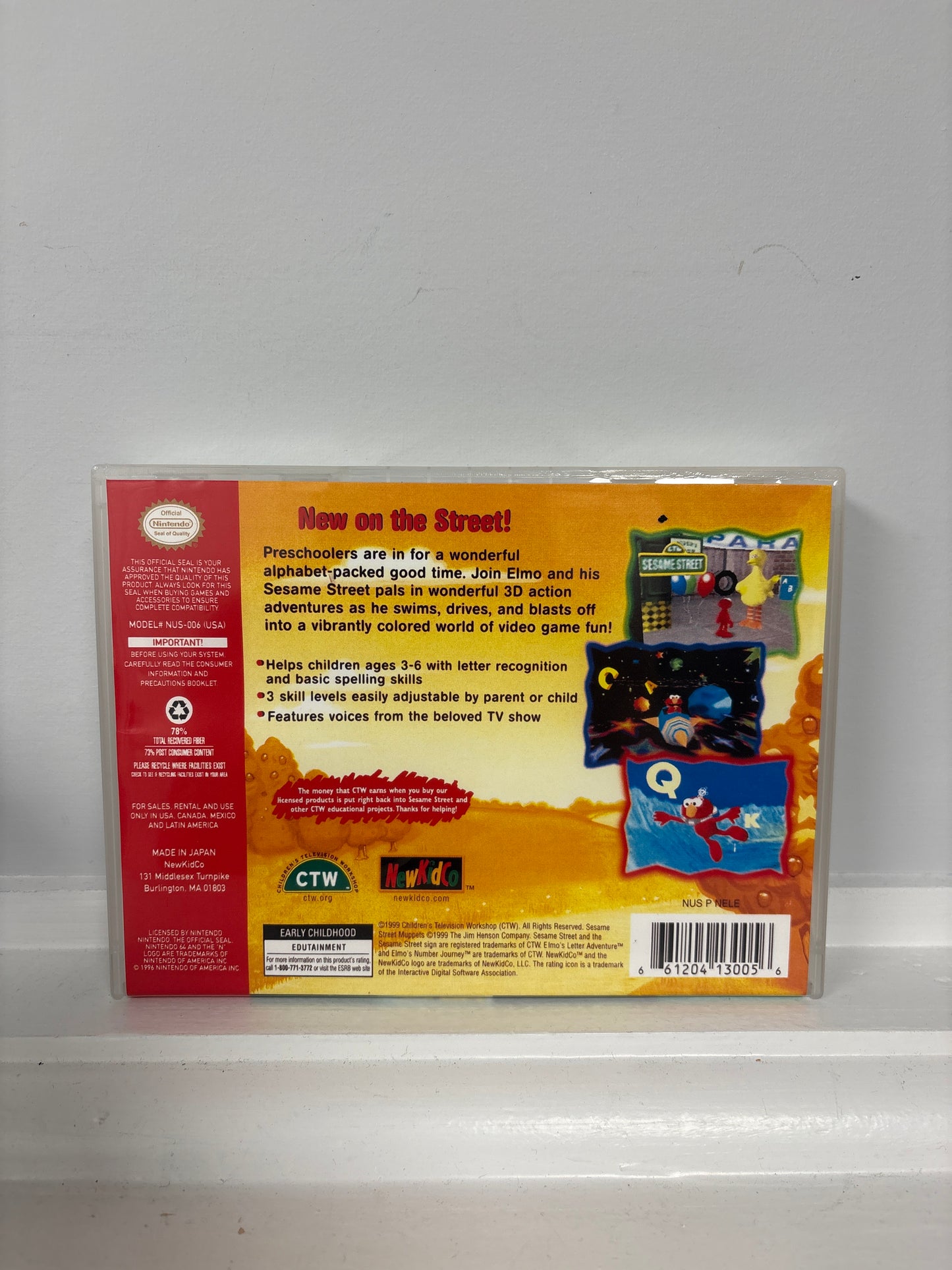 Elmo's Letter Adventure - Nintendo 64