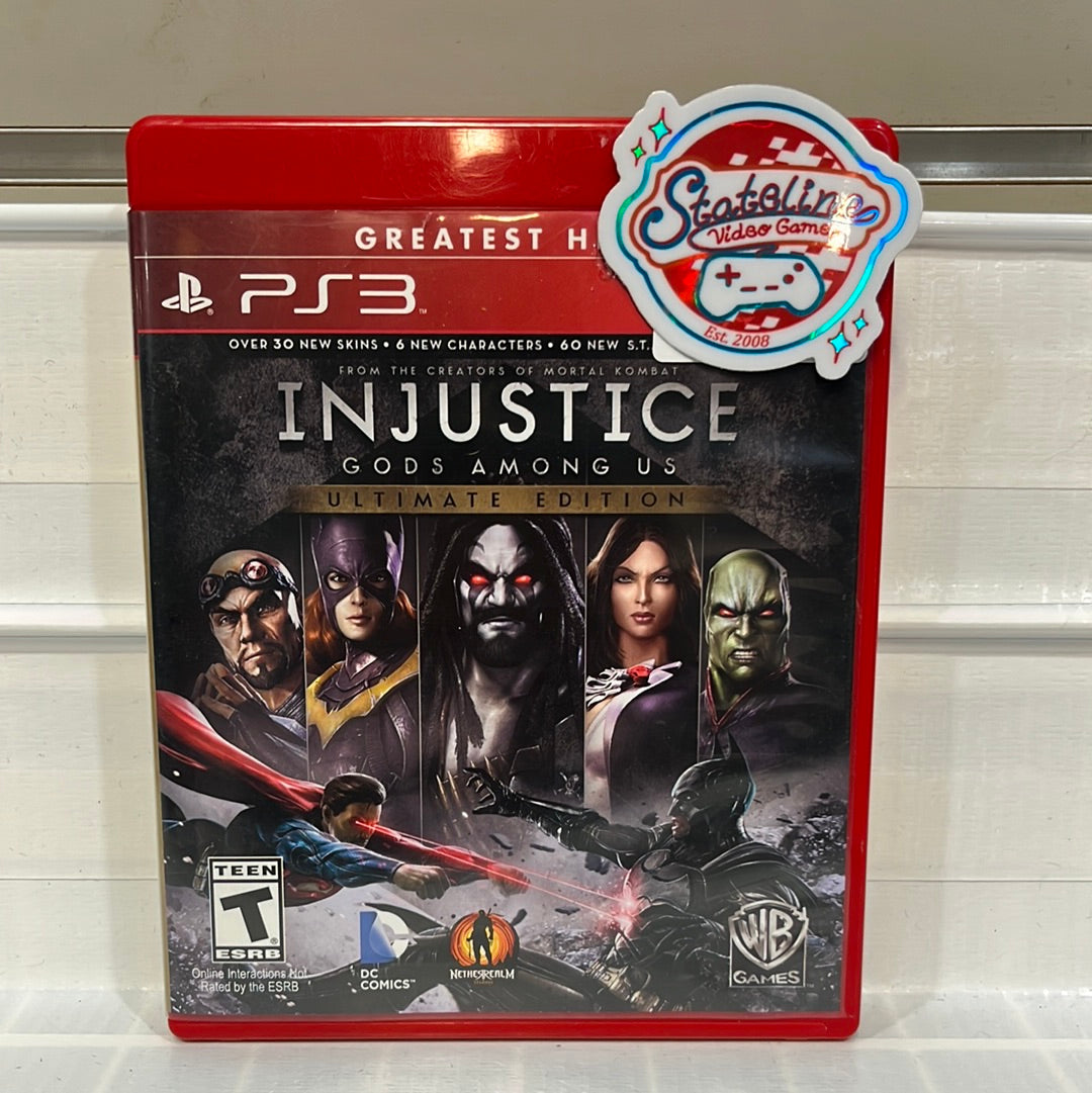 Injustice: Gods Among Us [Ultimate Edition] - Playstation 3 – Stateline  Video Games Inc.