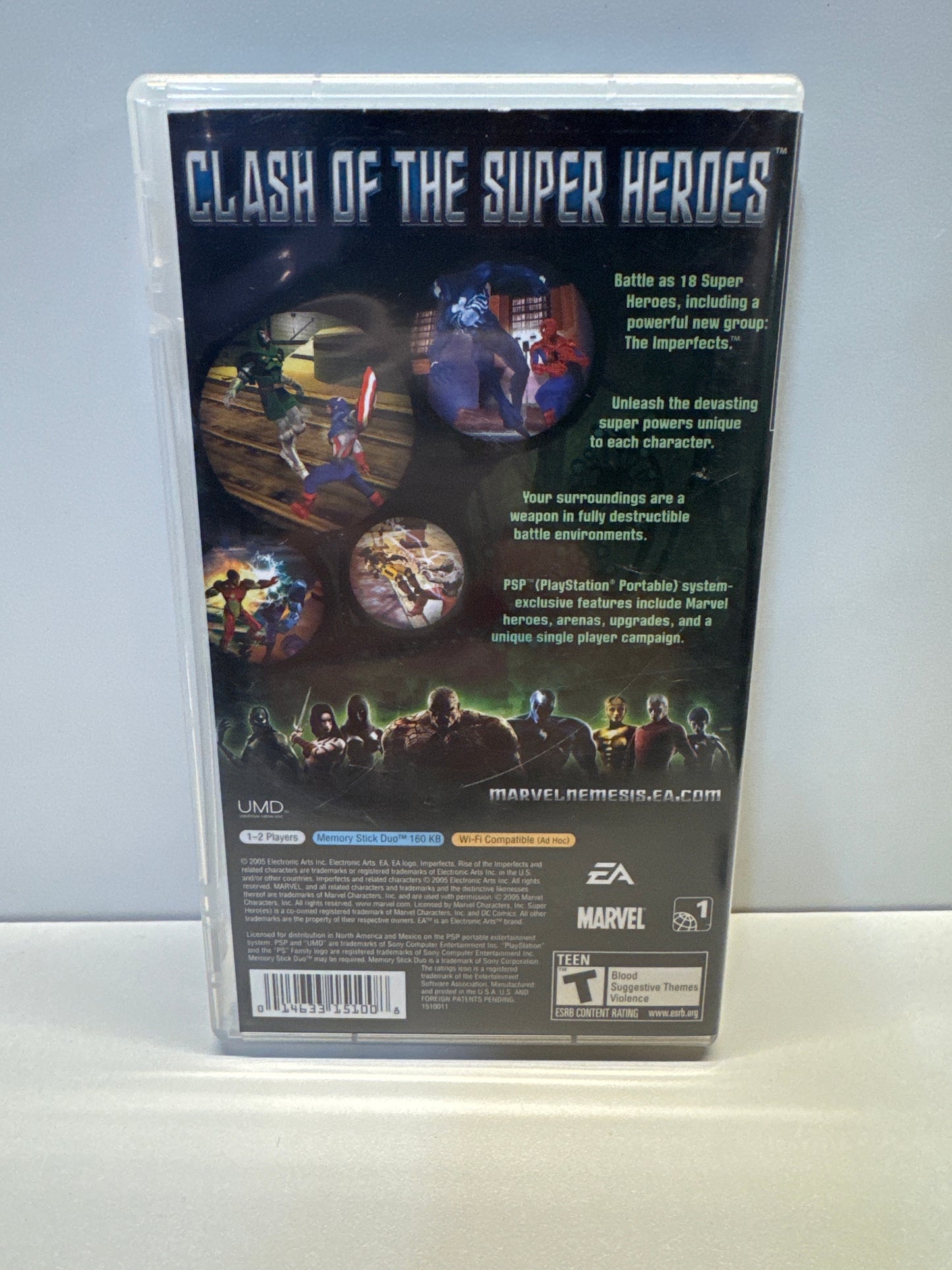 Marvel Nemesis Rise of the Imperfects - PSP