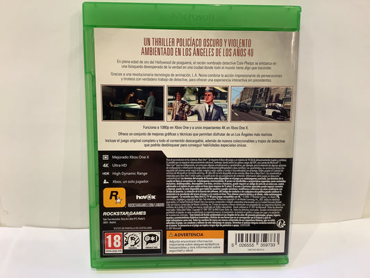 L.A. Noire - Xbox One