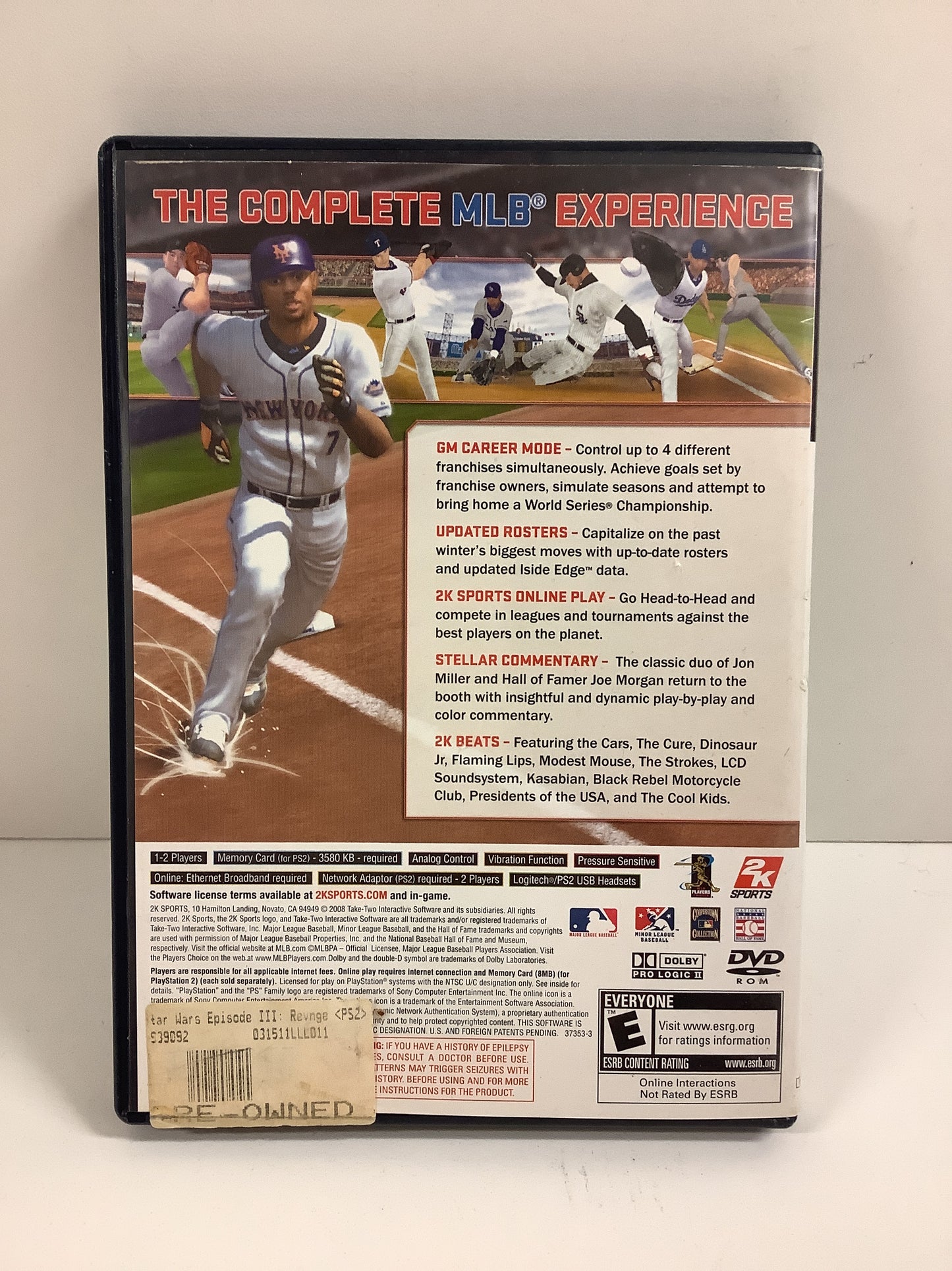 Major League Baseball 2K8 - Playstation 2