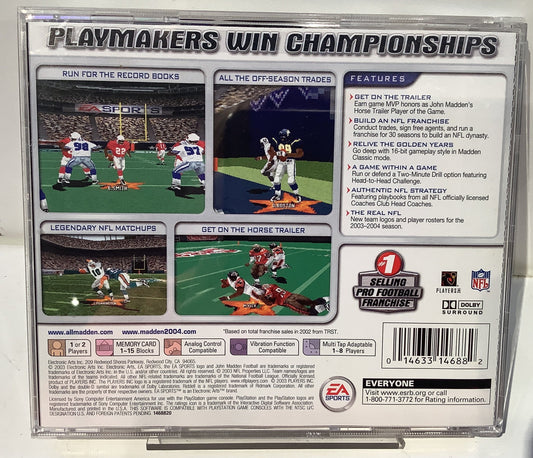 Madden 2004 - Playstation