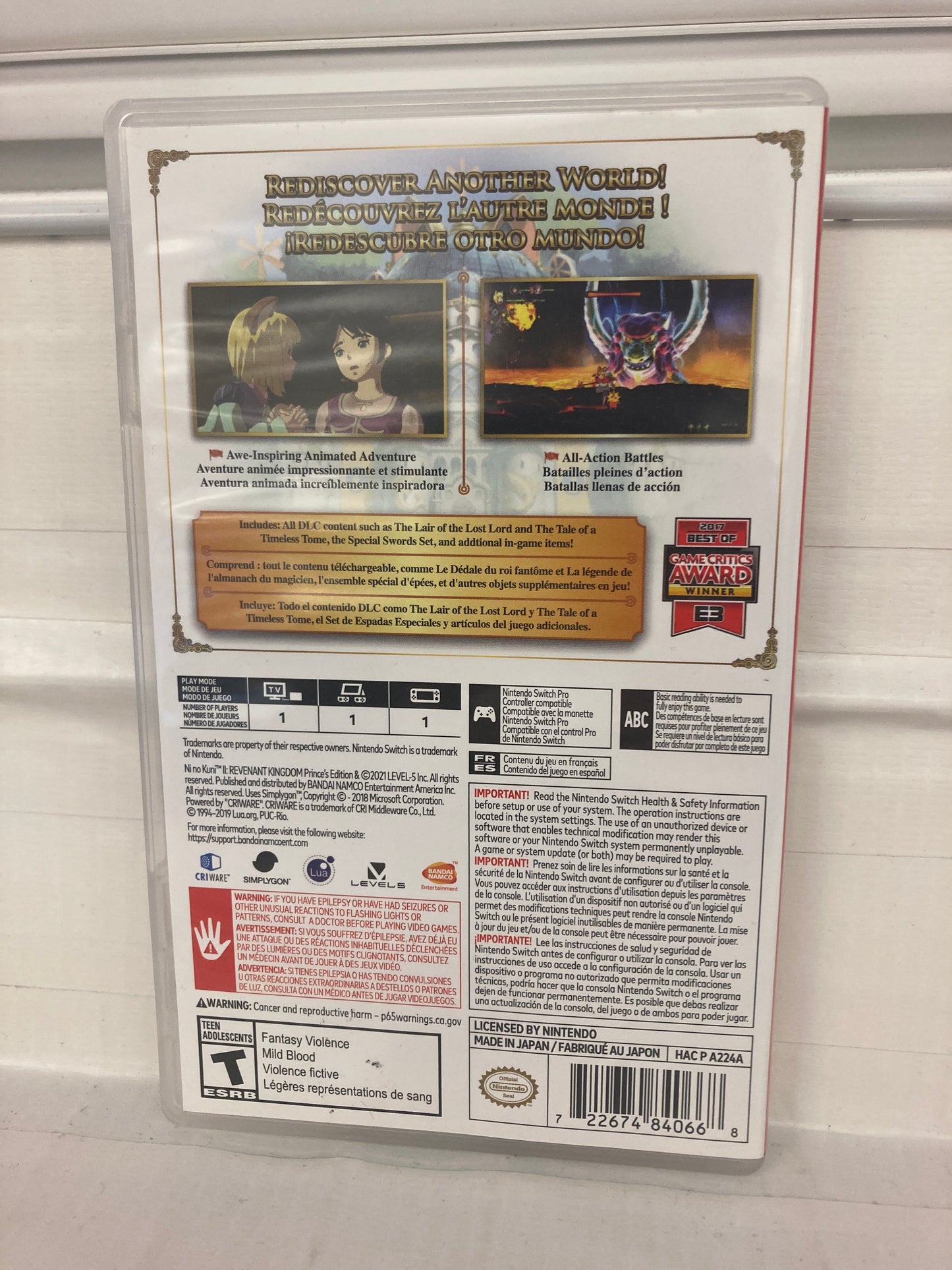 Ni No Kuni II: Revenant Kingdom - Nintendo Switch