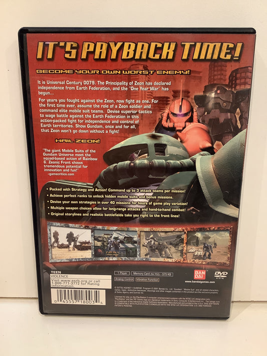 Mobile Suit Gundam Zeonic Front - Playstation 2