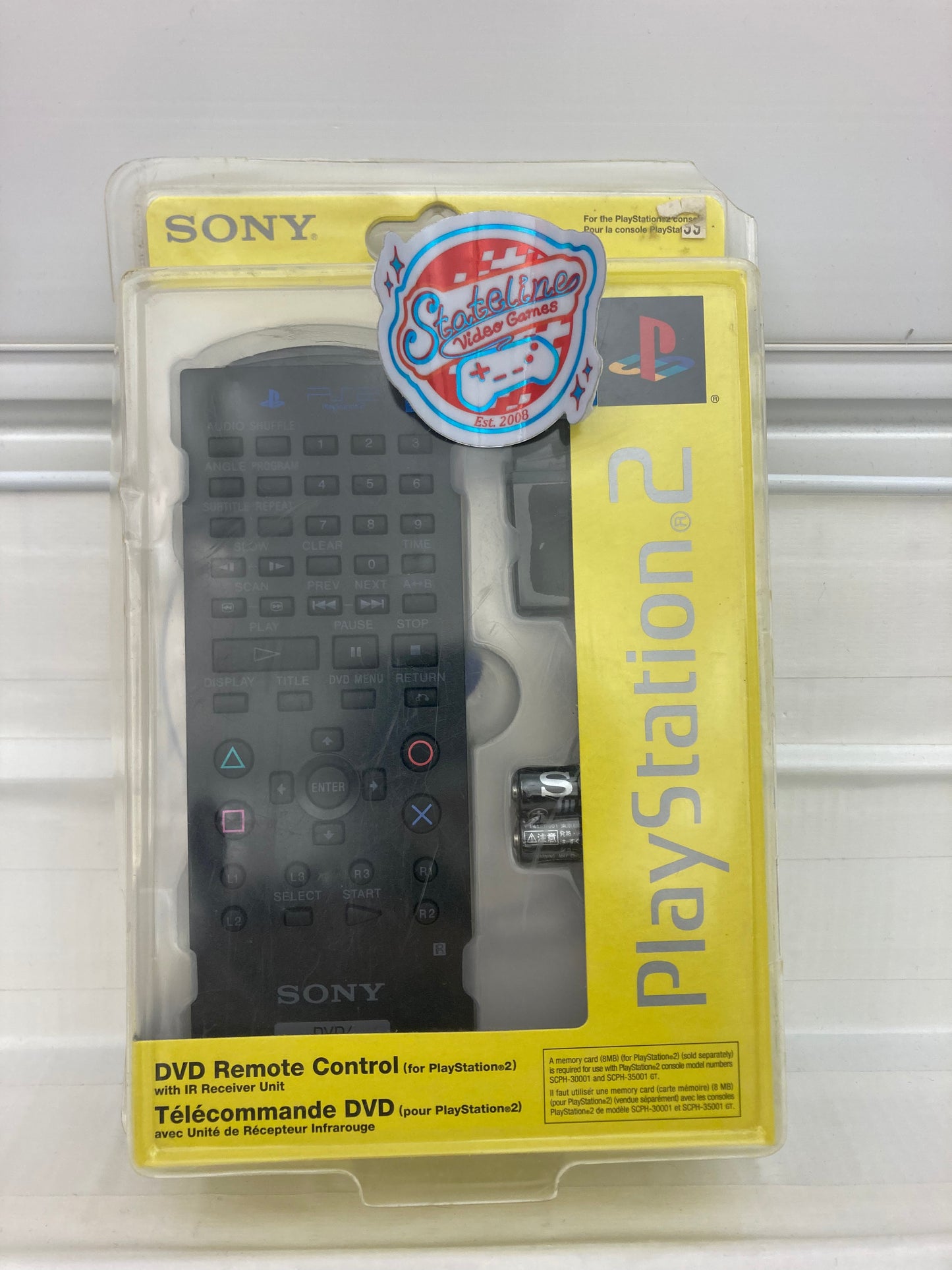 DVD Remote Control - Playstation 2