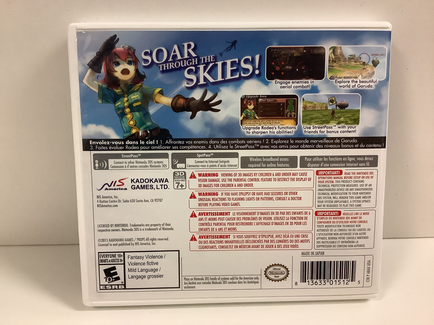 Rodea the Sky Soldier - Nintendo 3DS