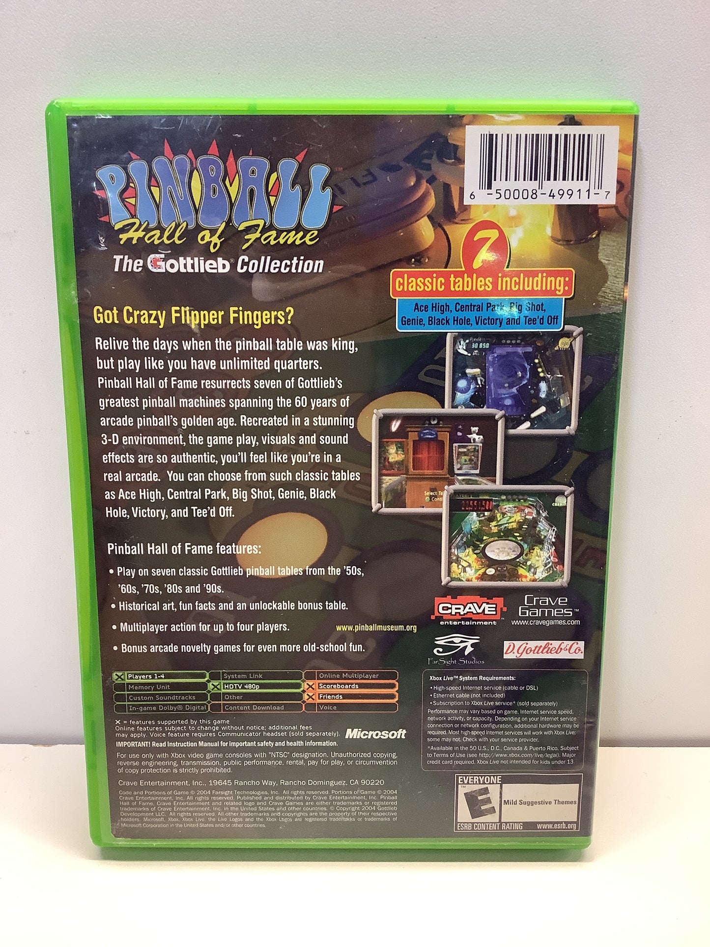 Pinball Hall of Fame The Gottlieb Collection - Xbox