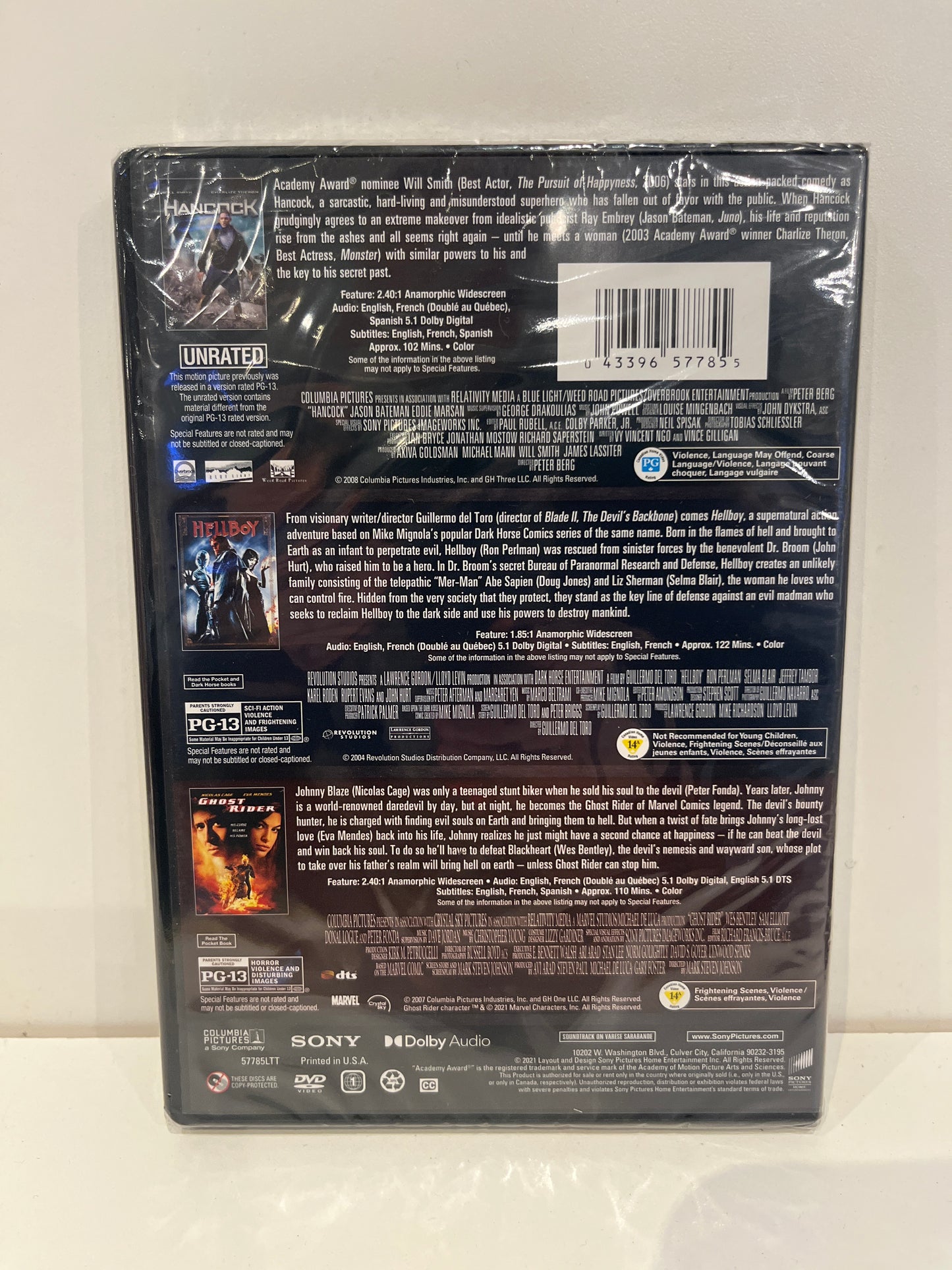 Hancock / Hellboy / Ghost Rider - DVD