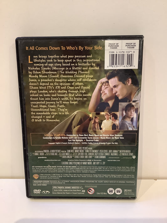 A Walk to Remember - DVD