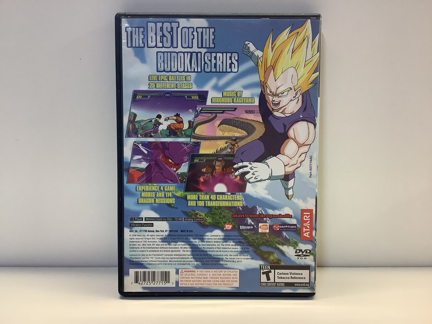 Dragon Ball Z Infinite World - Playstation 2
