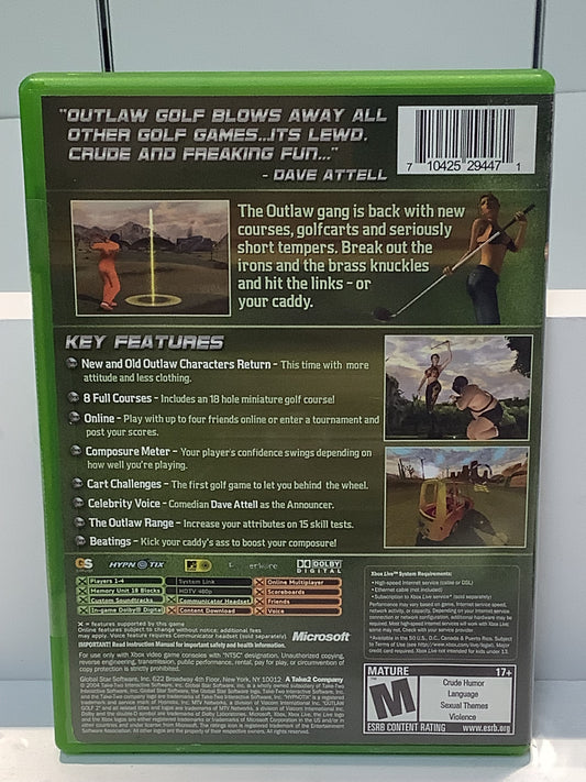 Outlaw Golf 2 - Xbox
