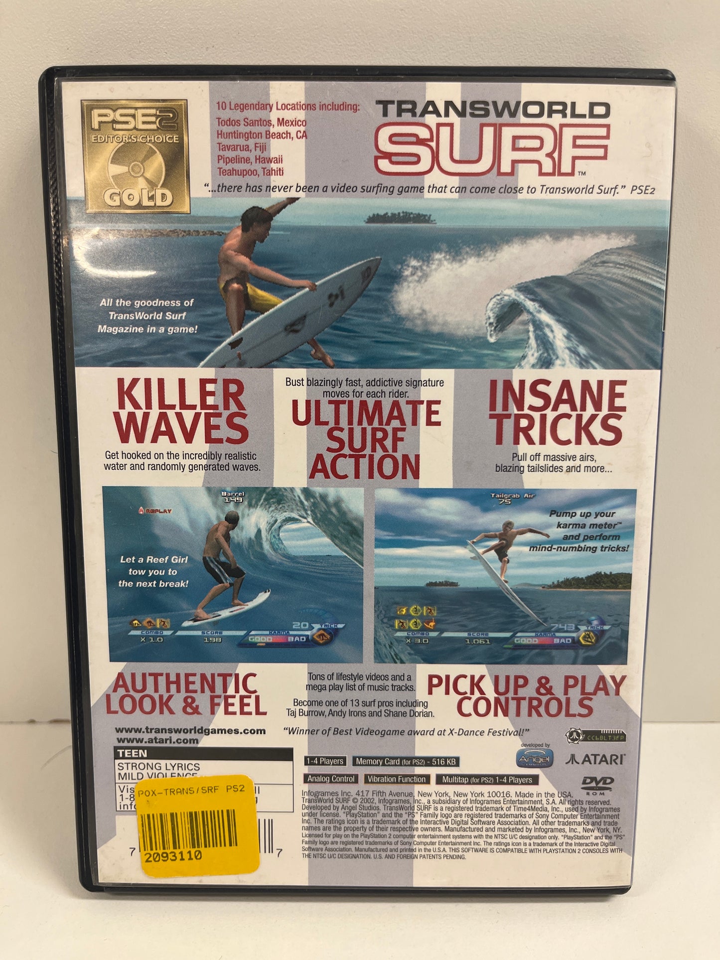 Transworld Surf - Playstation 2