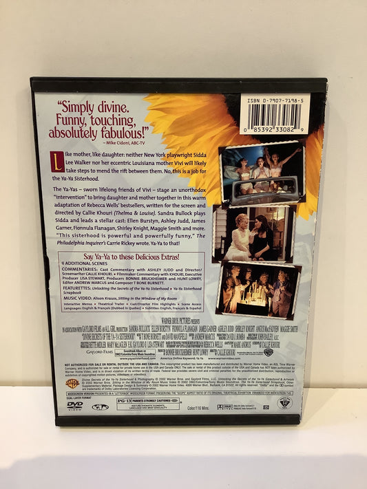 Divine Secrets of the Ya-Ya Sisterhood - DVD