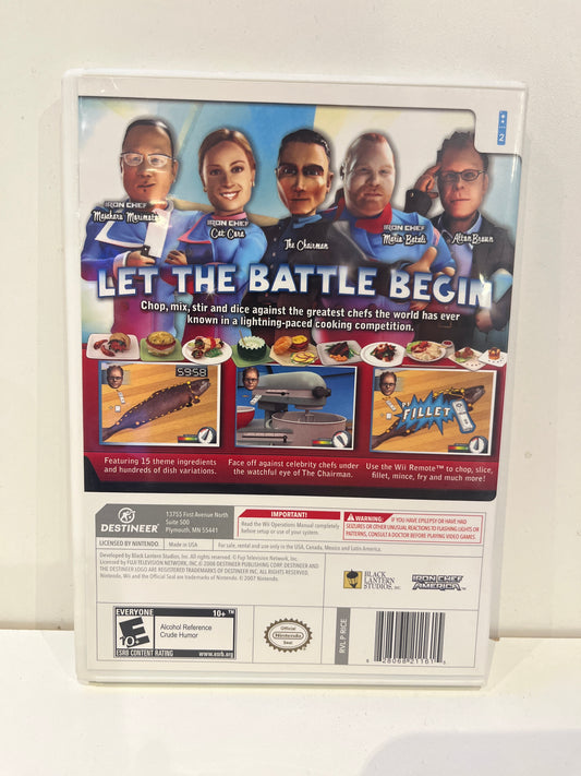 Iron Chef America Supreme Cuisine - Wii