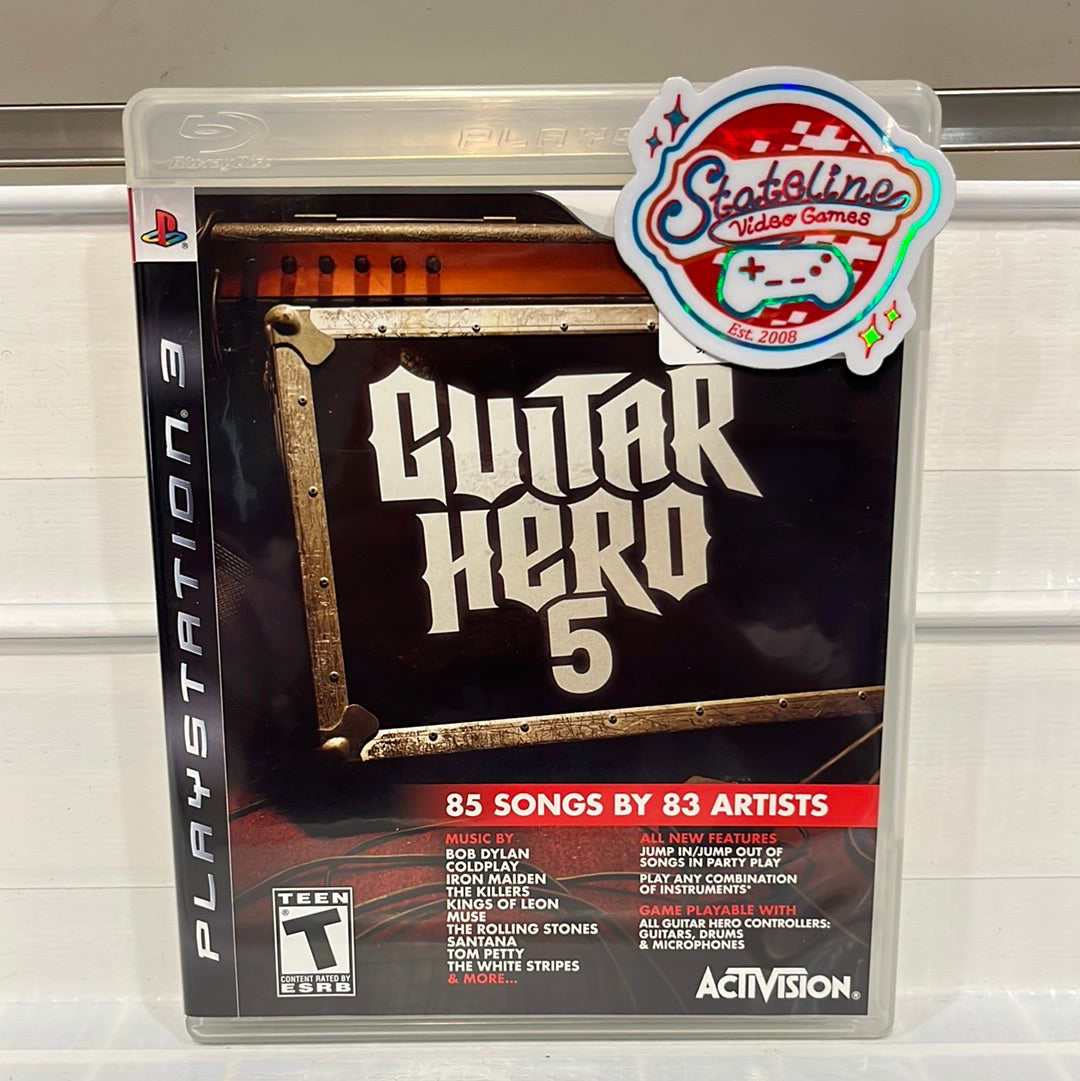 Guitar Hero 5 - Playstation 3 – Stateline Video Games Inc.