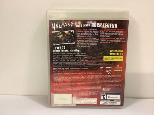 Guitar Hero III Legends of Rock - Playstation 3