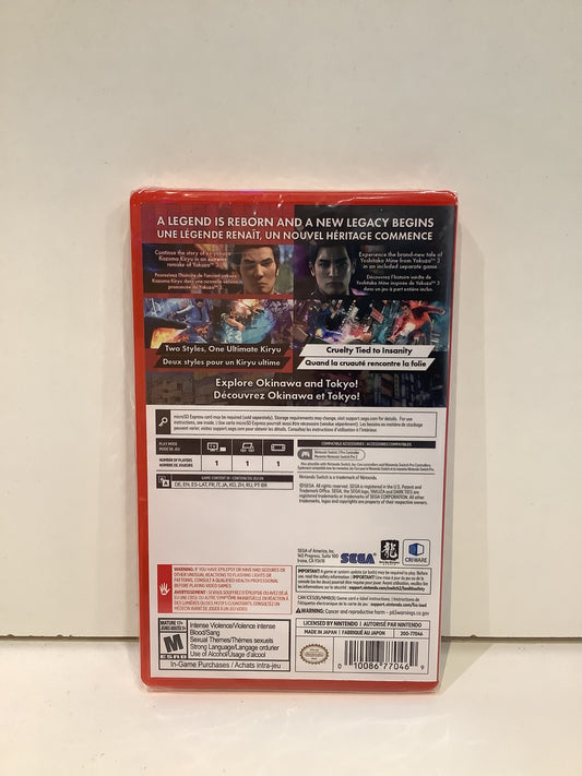 Yakuza Kiwami 3: Dark Ties - Nintendo Switch 2