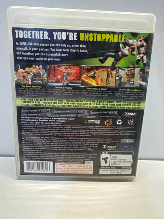 WWE Smackdown vs. Raw 2009 - Playstation 3