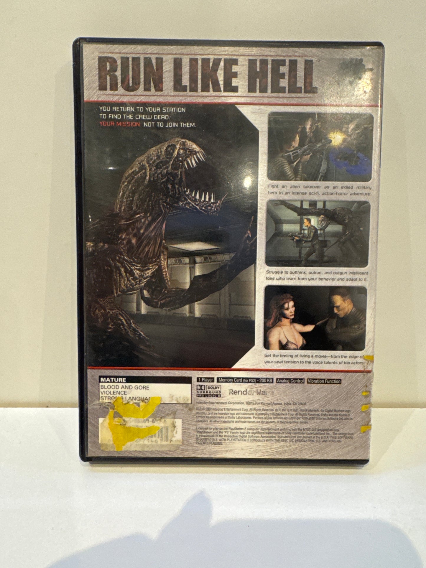 Run Like Hell - Playstation 2