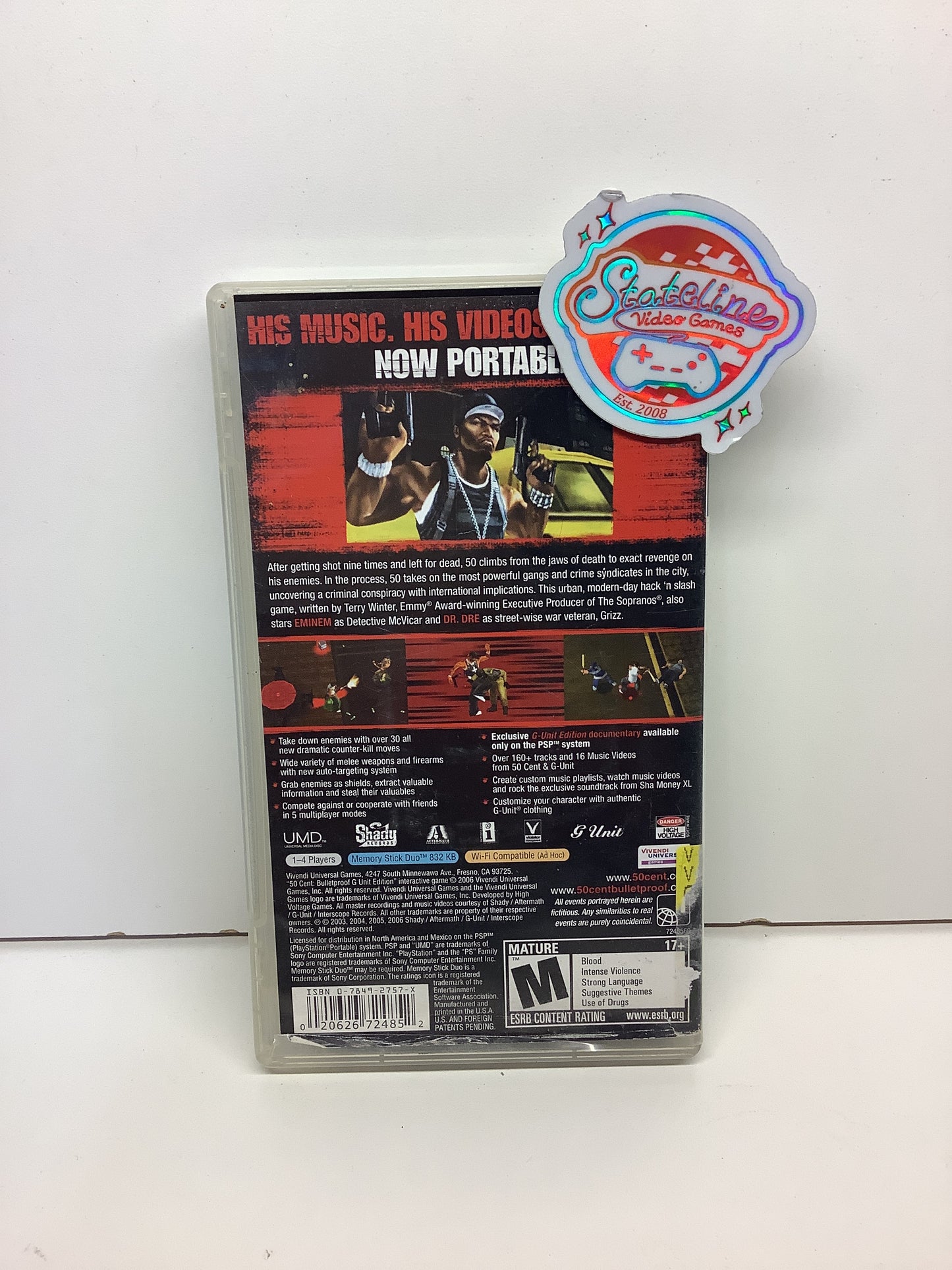 50 Cent Bulletproof G Unit Edition - PSP