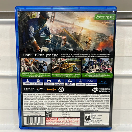 Watch Dogs 2 - Playstation 4