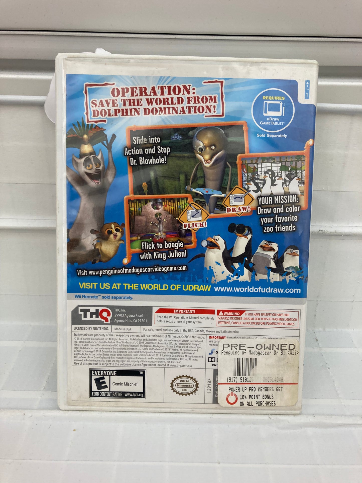 Penguins of Madagascar: Dr. Blowhole Returns - Wii