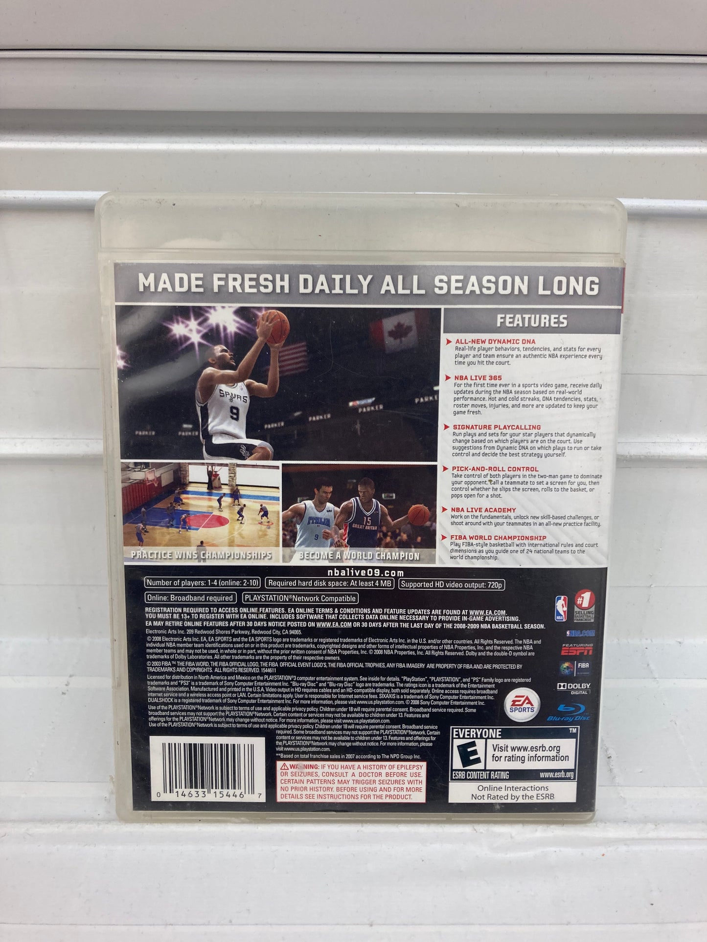 NBA Live 09 - Playstation 3
