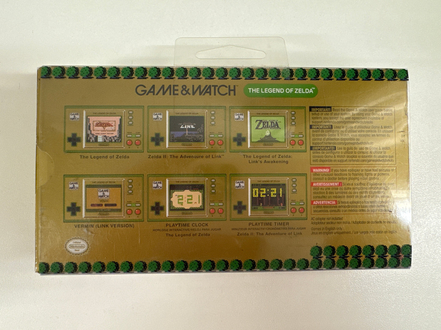 Legend Of Zelda Game & Watch - Handheld Game