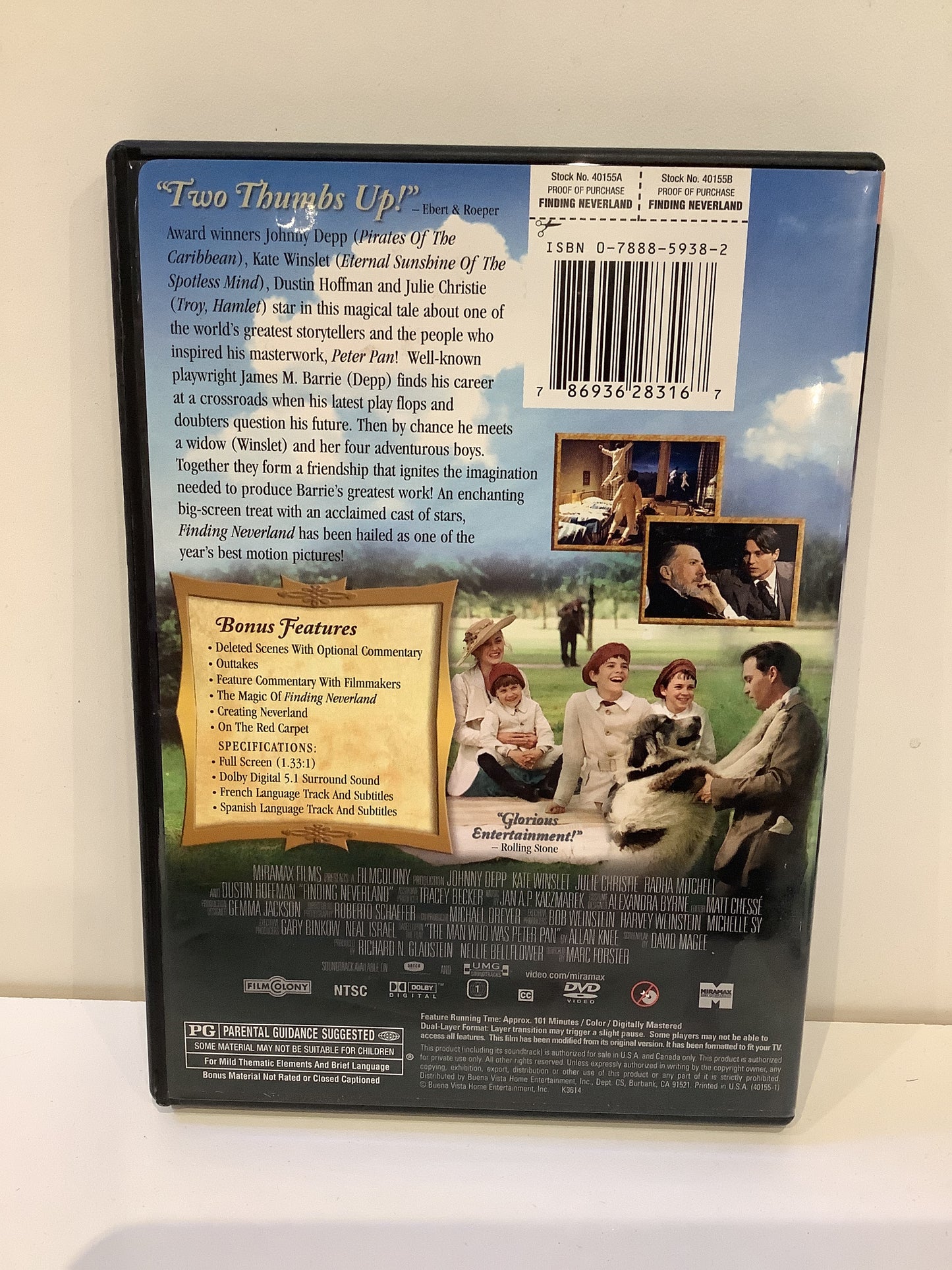 Finding Neverland - DVD