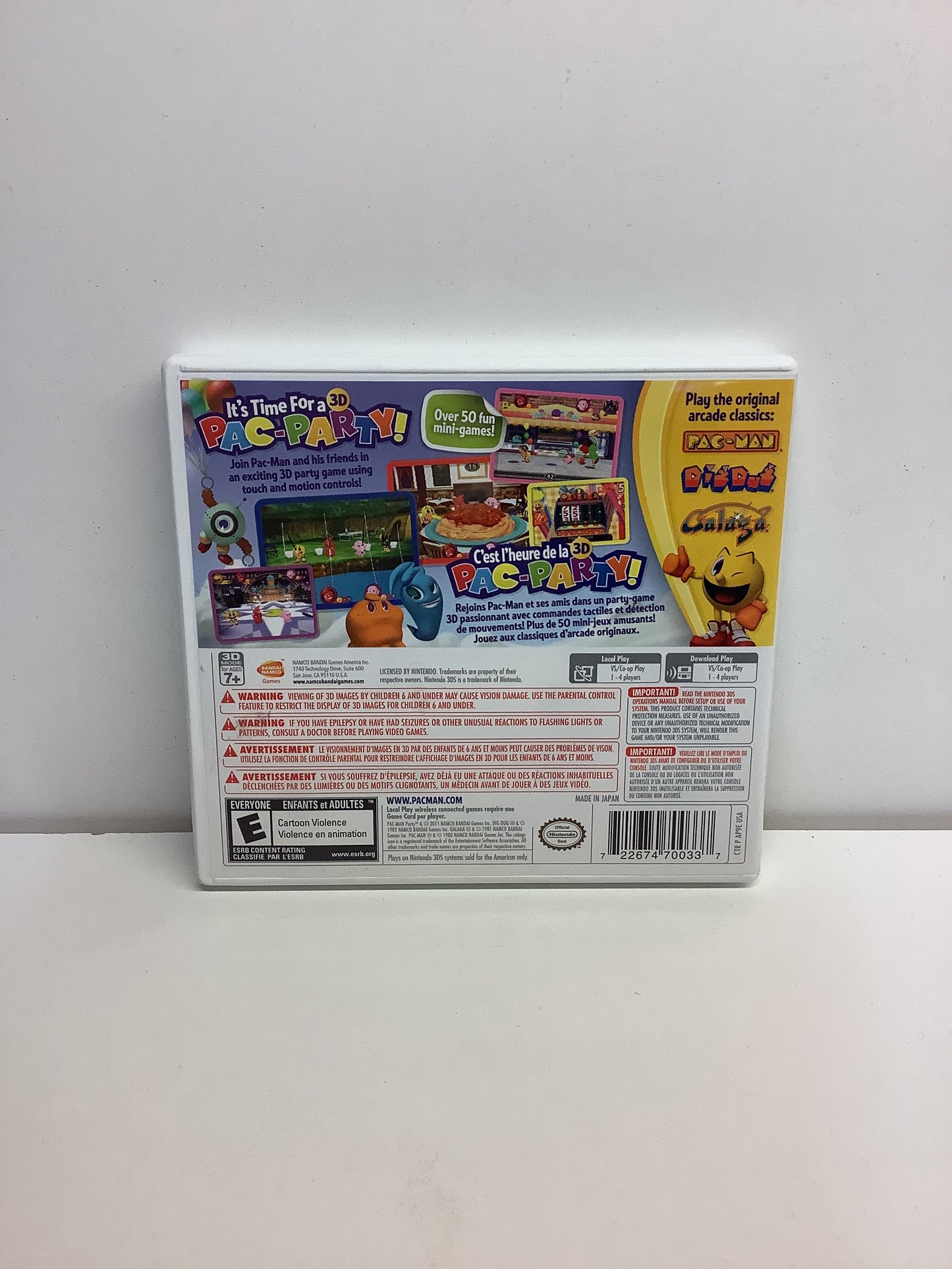 Pac Man Party 3D - Nintendo 3DS