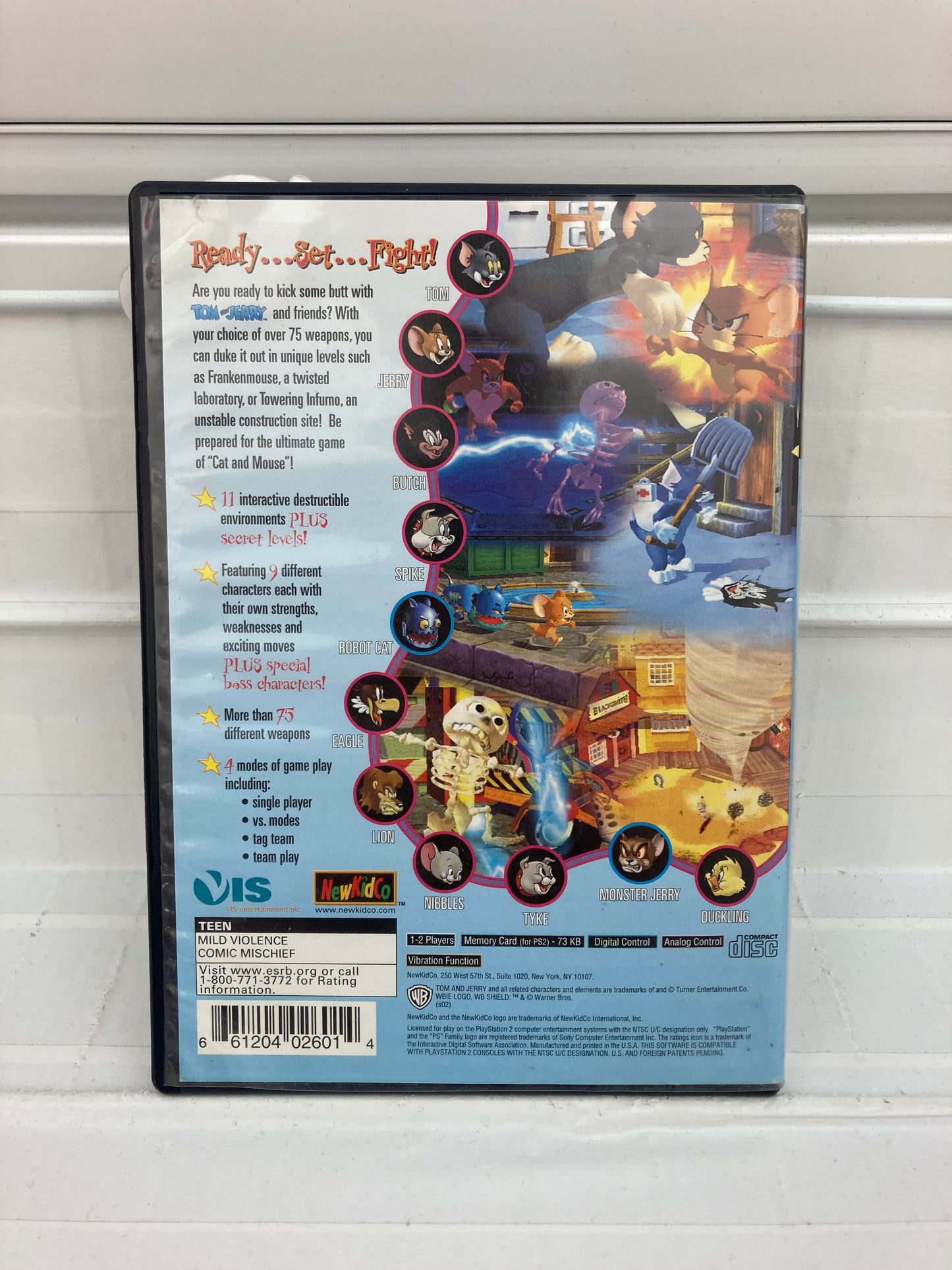 Tom and Jerry War of Whiskers - Playstation 2