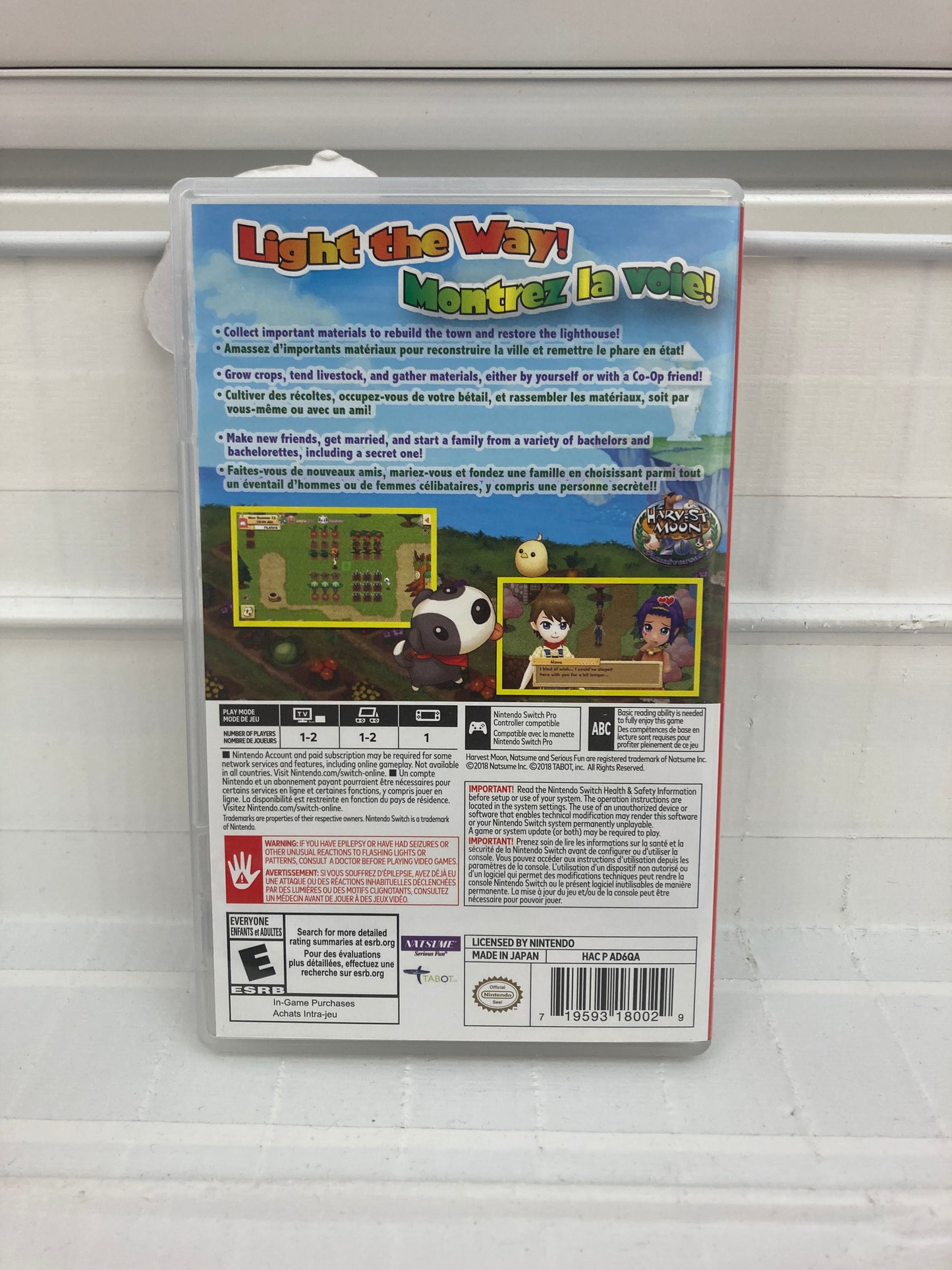 Harvest Moon Light of Hope - Nintendo Switch