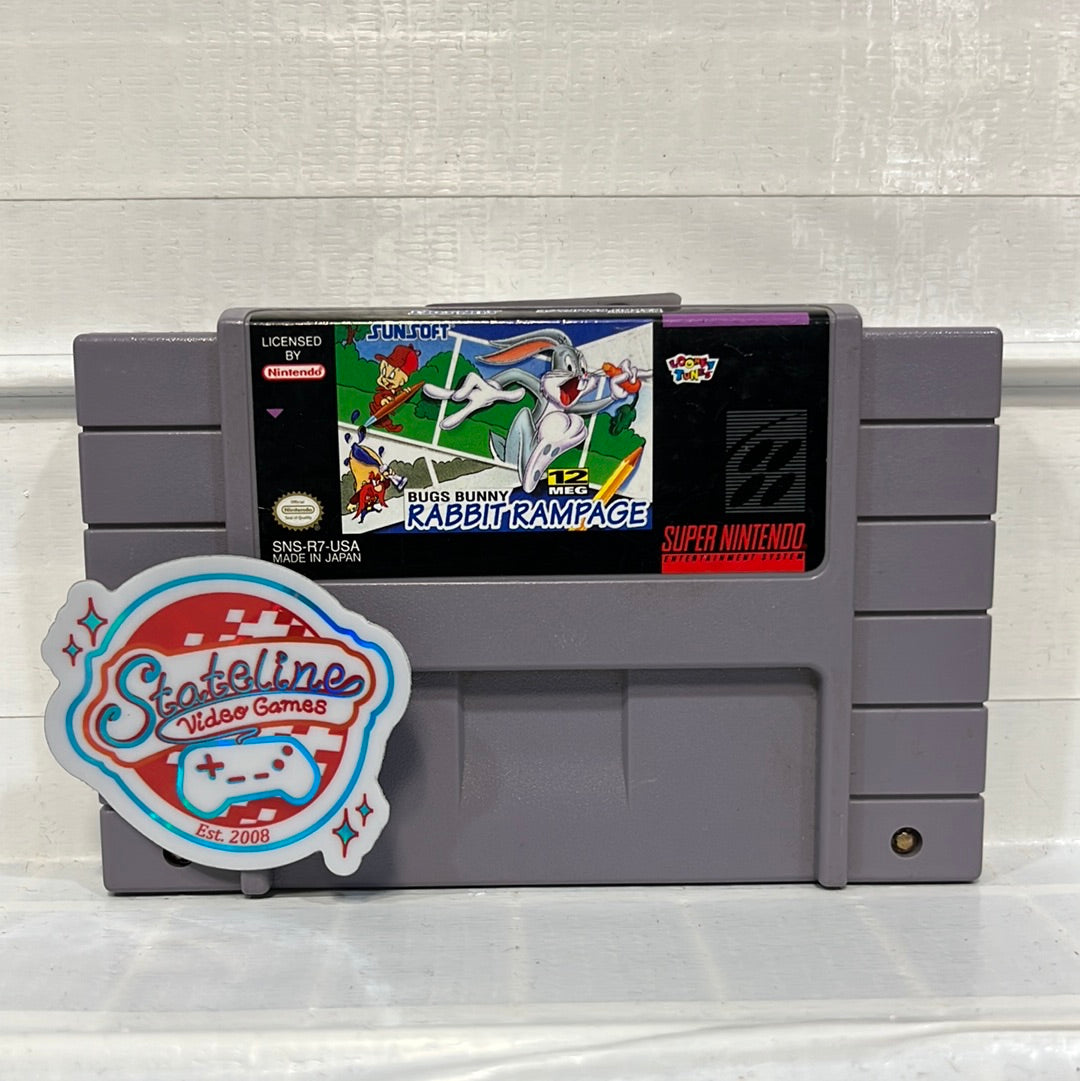 Bugs Bunny Rabbit Rampage - Super Nintendo