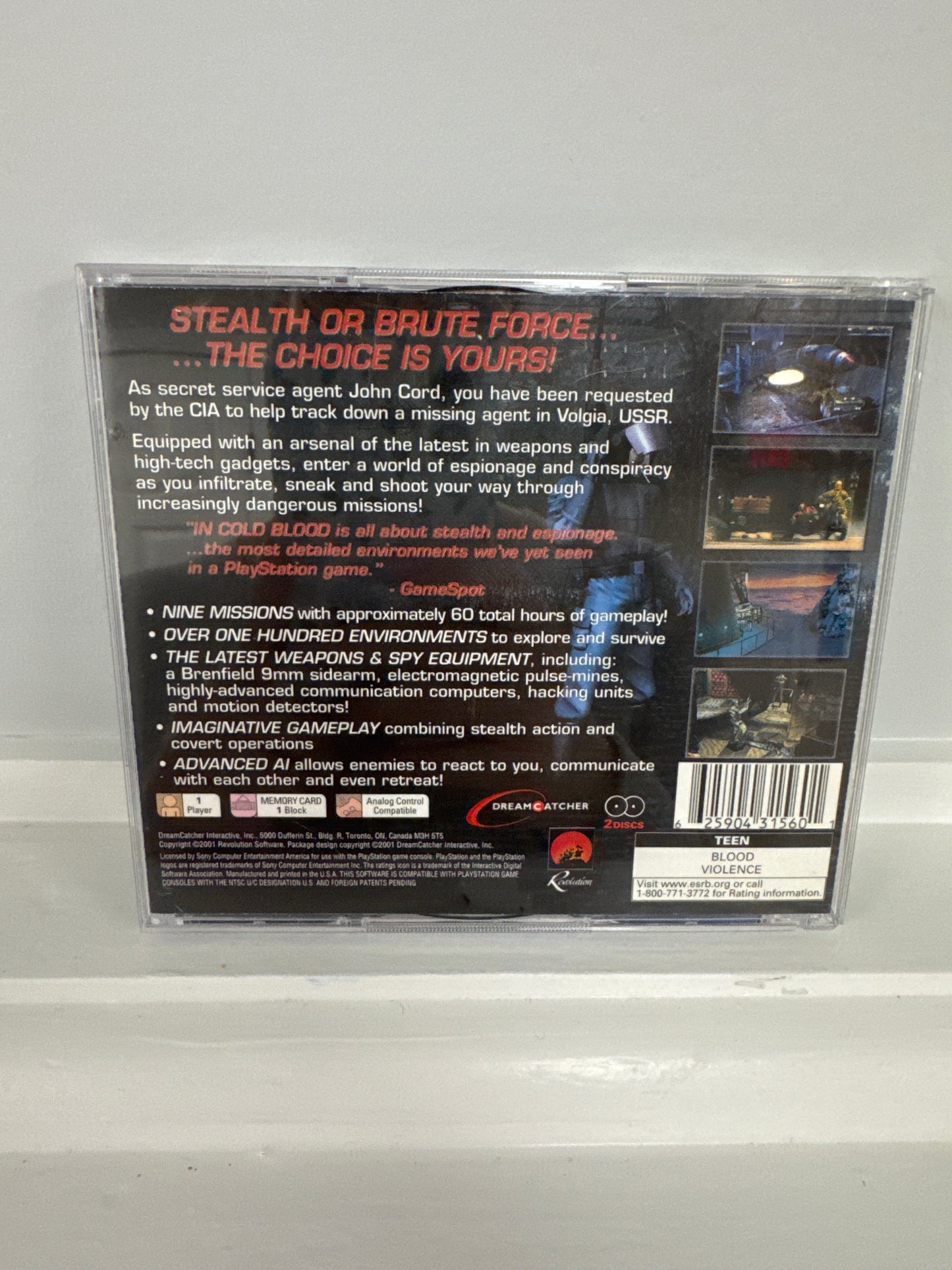 In Cold Blood - Playstation