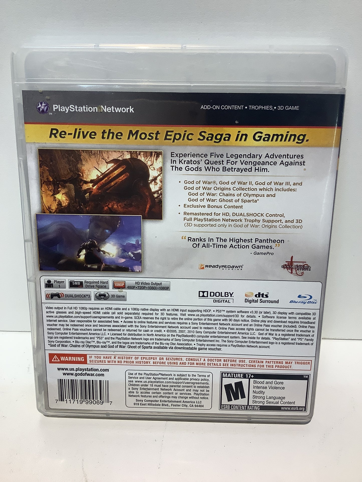 God of War Saga Dual Pack - Playstation 3