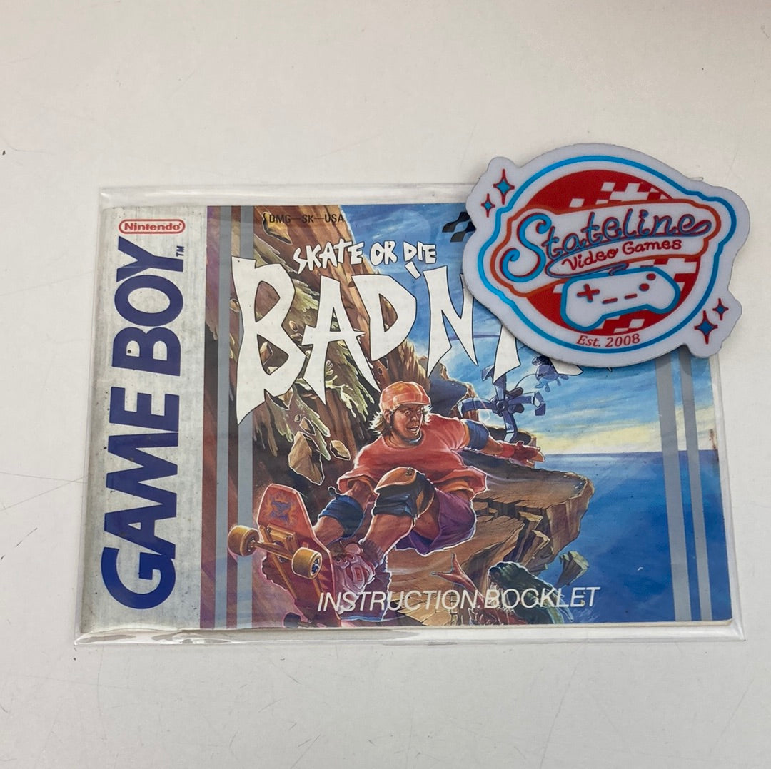 Skate or Die Bad n Rad - GameBoy – Stateline Video Games Inc. Skate or Die Bad n Rad - GameBoy – Stateline Video Games Inc.