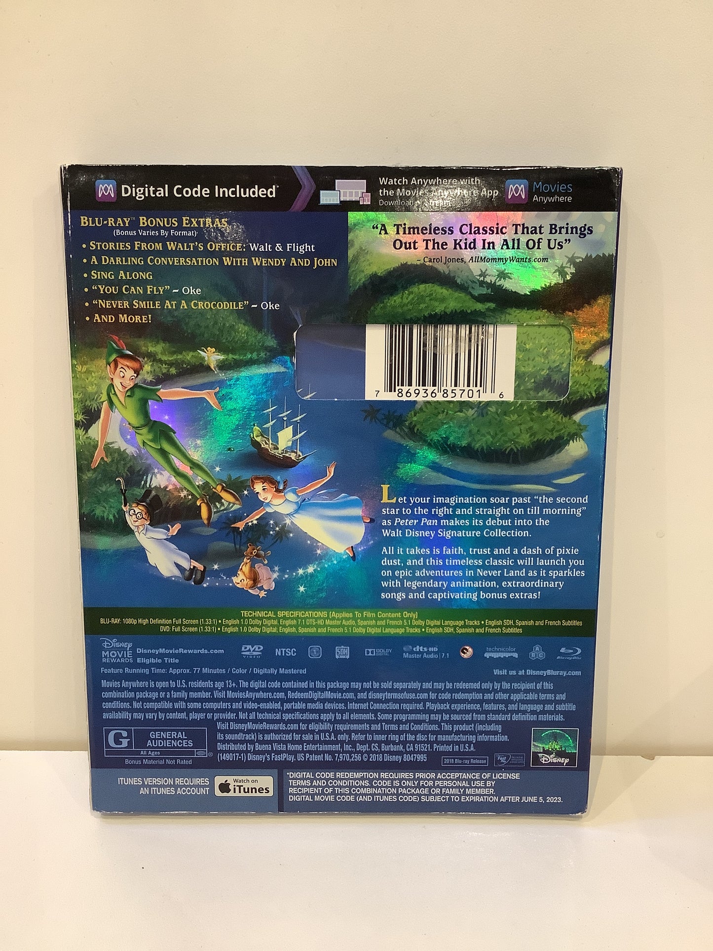 Peter Pan - Anniversary Edition - Blu-Ray