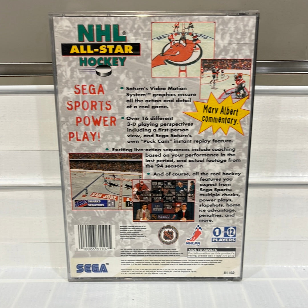NHL All-Star Hockey - Sega Saturn
