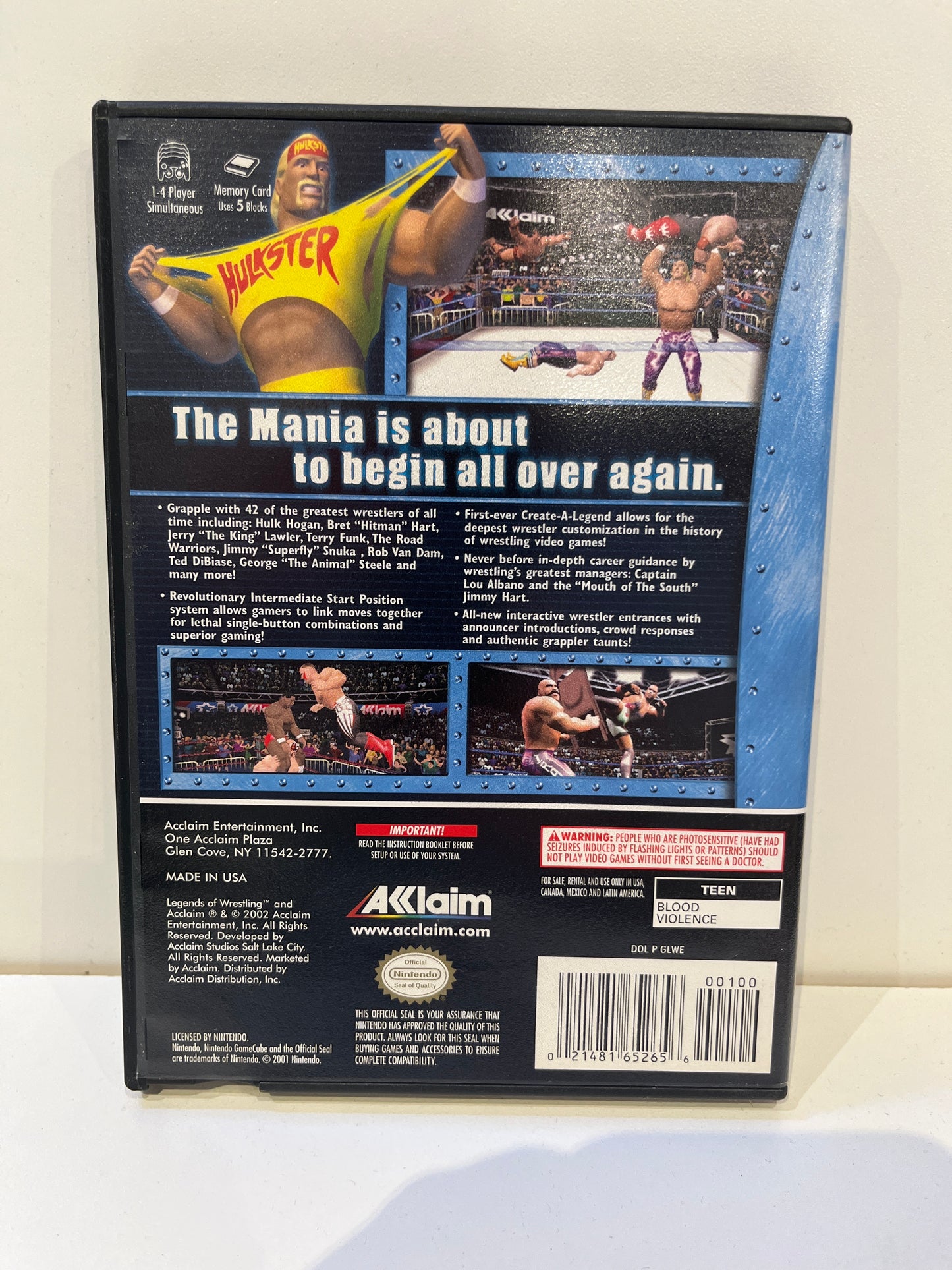 Legends of Wrestling - Gamecube