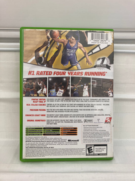 College Hoops 2K7 - Xbox