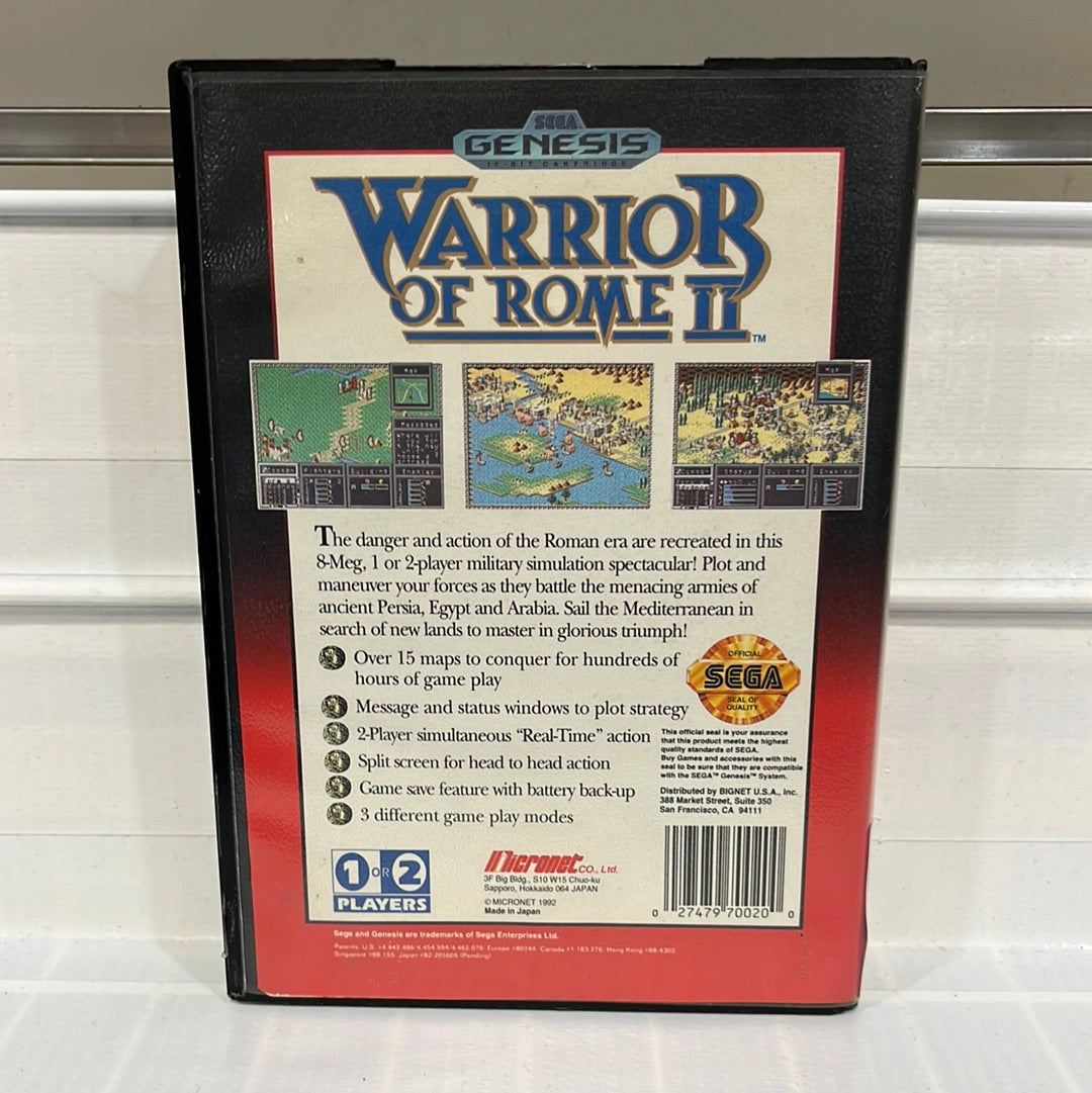 Warrior of Rome II - Sega Genesis