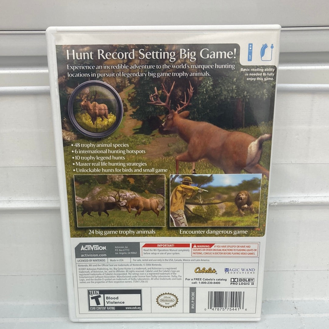 Cabela's Big Game Hunter 2008 - Wii